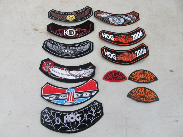 lot 31 image: Lot of Harley-Davidson Event Patches