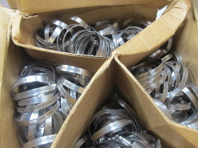 lot 47 image: 4 Cases (250 per case) of Ideal Sz 56 Pipe Clamps
