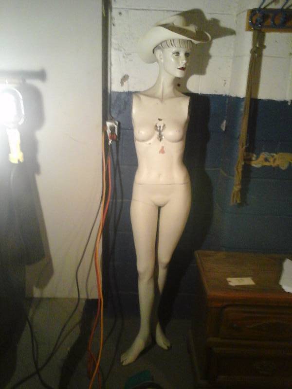 Mannequin with Cowboy Hat