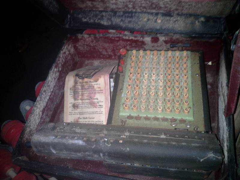 Antique Adding Calculator