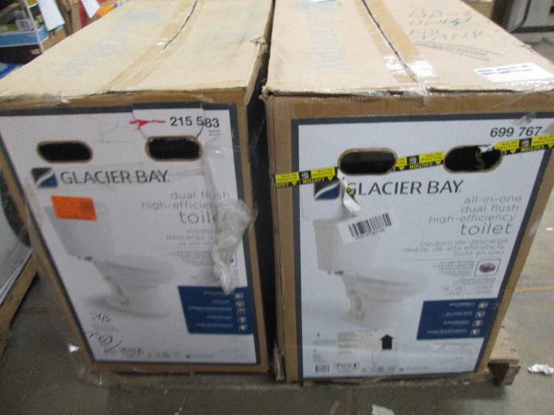 2 glacier bay toilet bases and wax ...