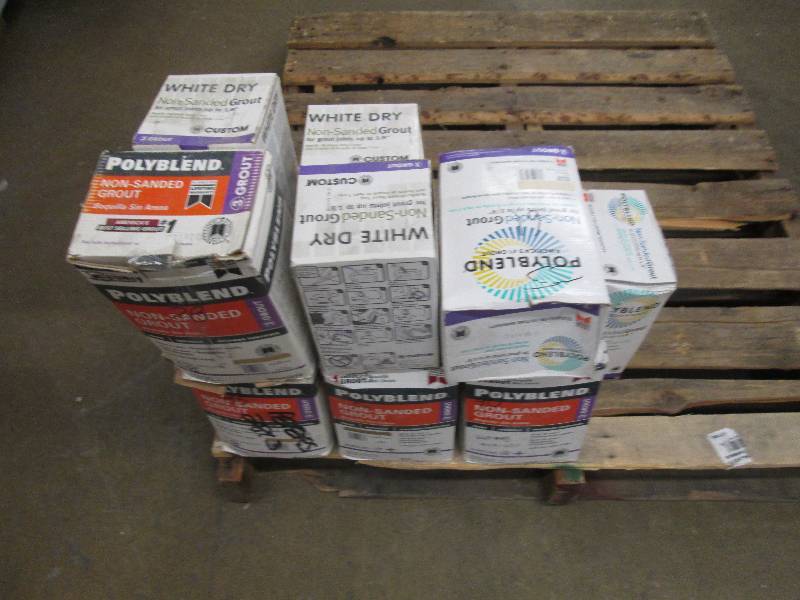 lot of grout 12 boxes multipe color...