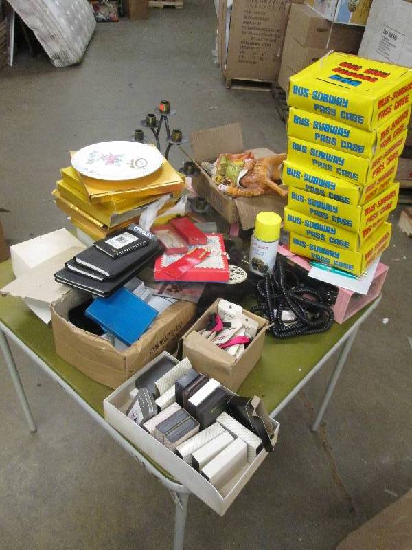 big lot of stuff bus passes, watch ...
