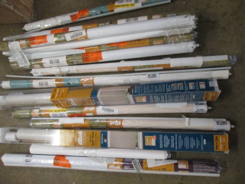lot of roller shades ...