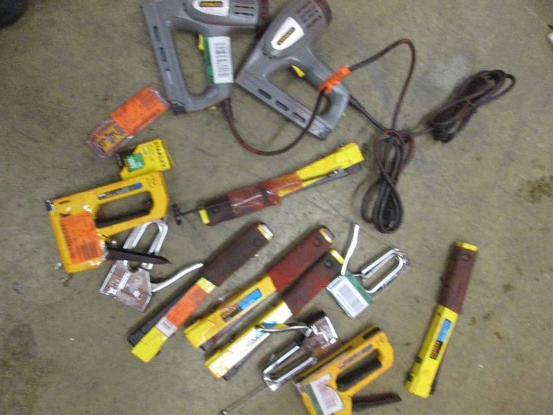 lot of hand staplers some missing p...