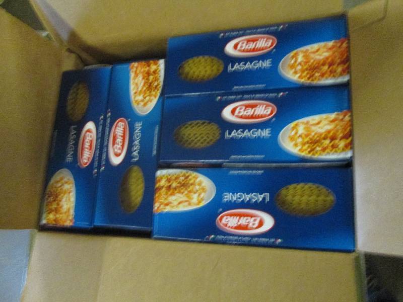 lot 47 image: 1 case of barilla lasagne noodles 2...