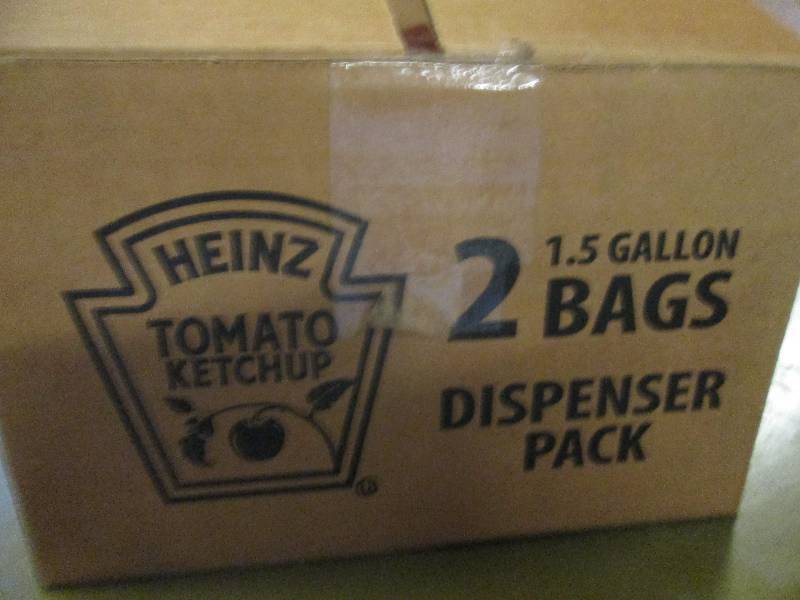 lot 55 image: 2 -1.5 gallon bags of heinz tomatoe...