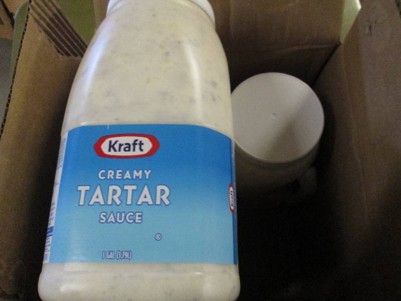 lot 75 image: 1 case 41 gallon kraft creamy tart...