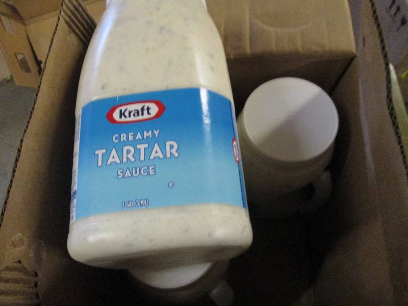 lot 78 image: 1 case 41 gallon kraft creamy tart...
