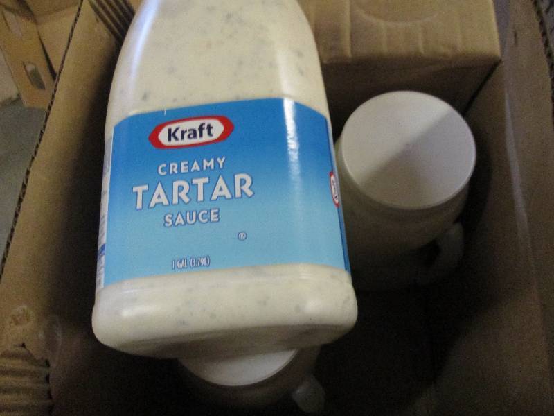 lot 79 image: 1 case 41 gallon kraft creamy tart...