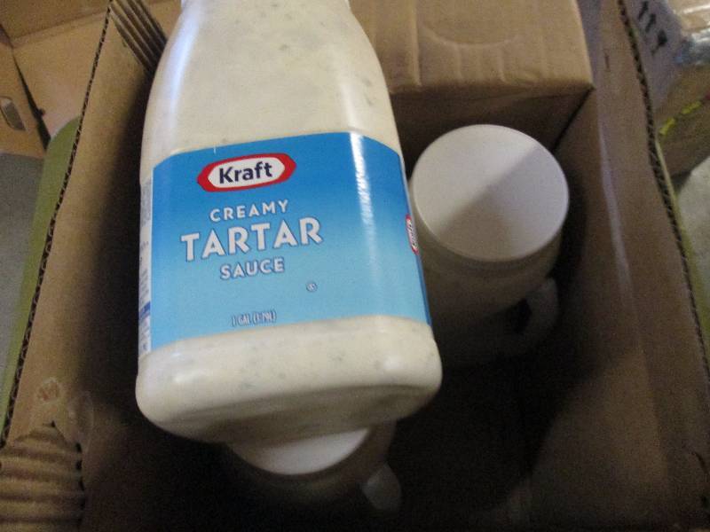 lot 87 image: 1 case 41 gallon kraft creamy tart...
