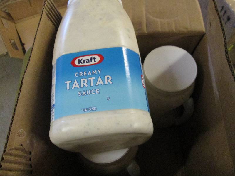 lot 89 image: 1 case 41 gallon kraft creamy tart...