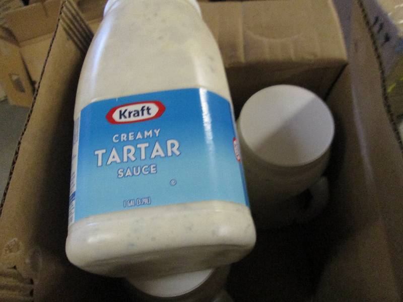 lot 92 image: 1 case 41 gallon kraft creamy tart...