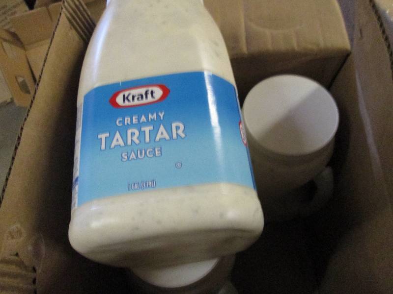 lot 94 image: 1 case 41 gallon kraft creamy tart...