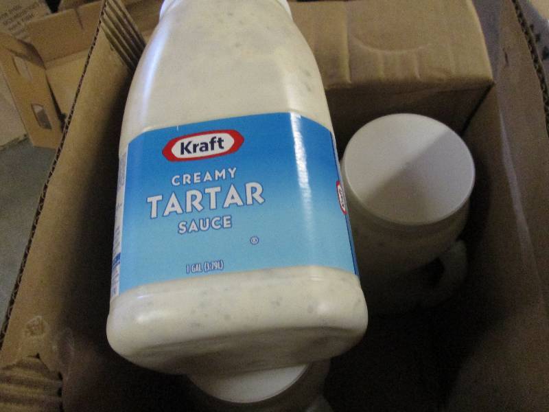 lot 95 image: 1 case 41 gallon kraft creamy tart...