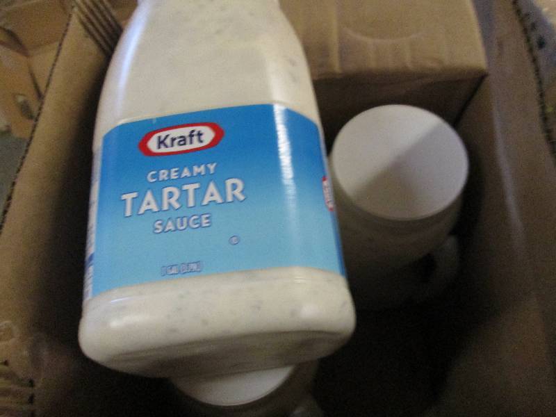 lot 96 image: 1 case 41 gallon kraft creamy tart...