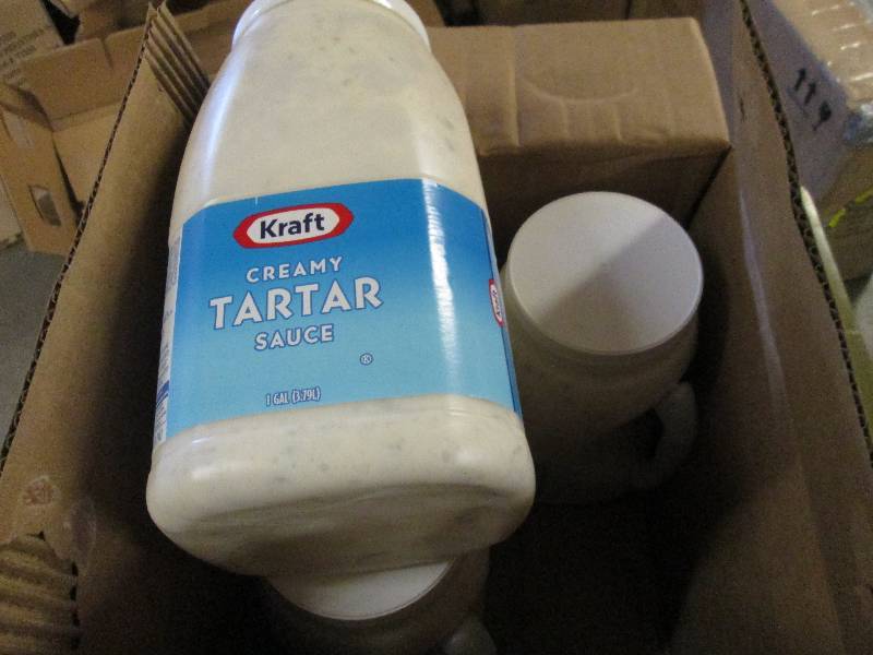 lot 97 image: 1 case 41 gallon kraft creamy tart...