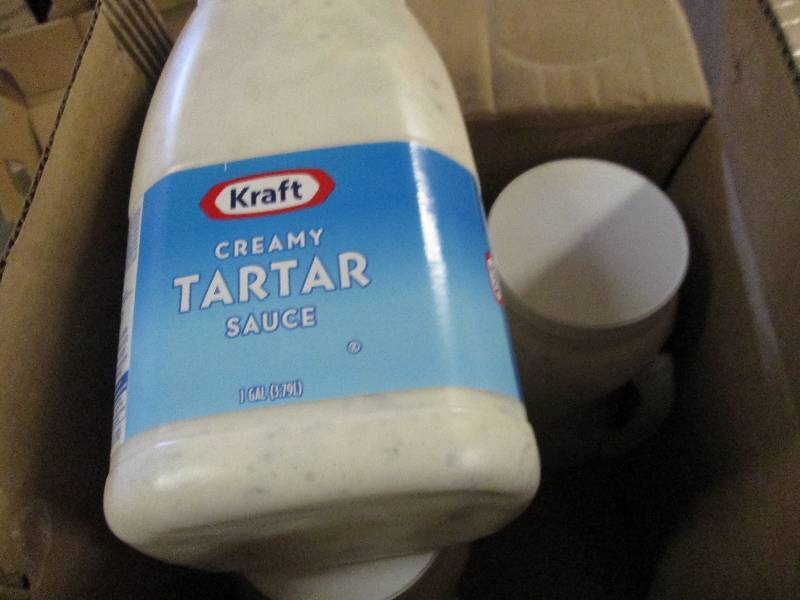 lot 98 image: 1 case 41 gallon kraft creamy tart...