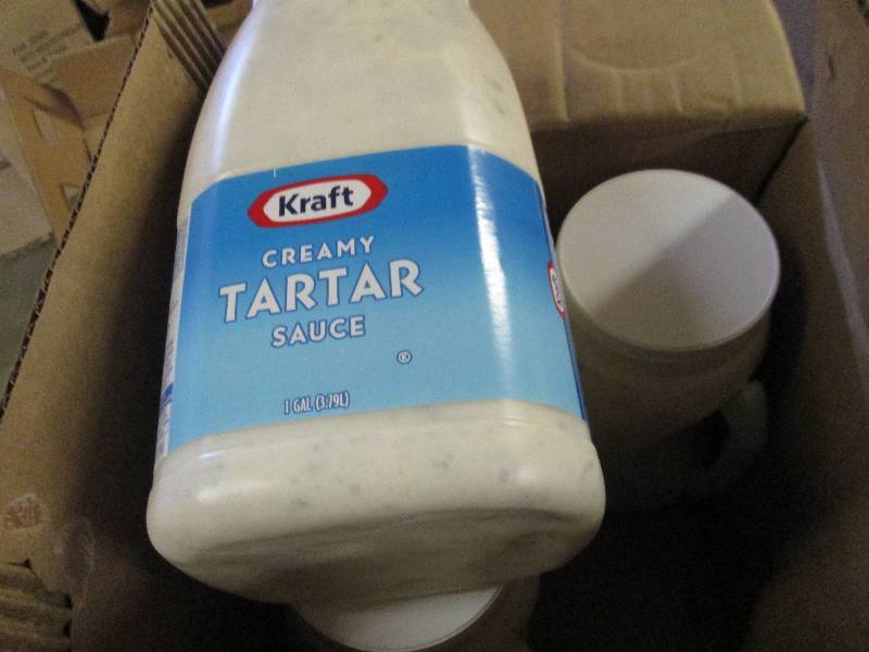 lot 100 image: 1 case 41 gallon kraft creamy tart...