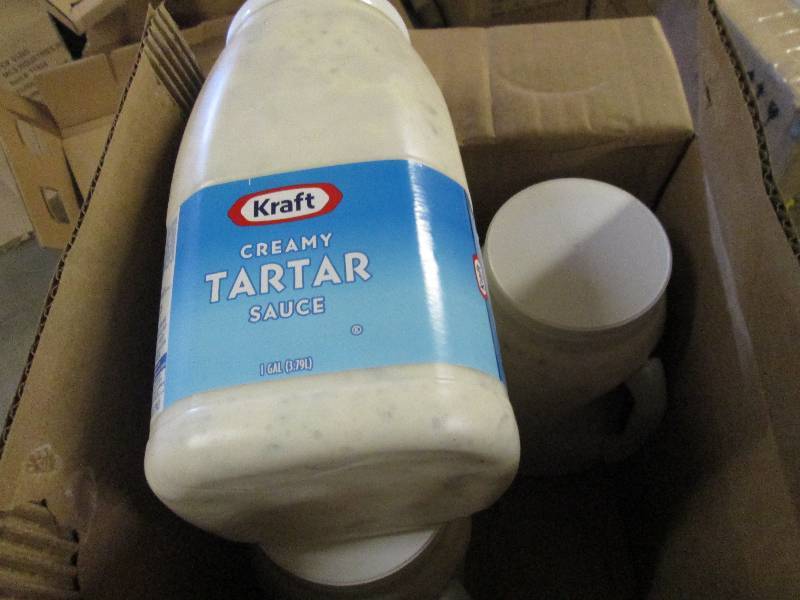 lot 102 image: 1 case 41 gallon kraft creamy tart...