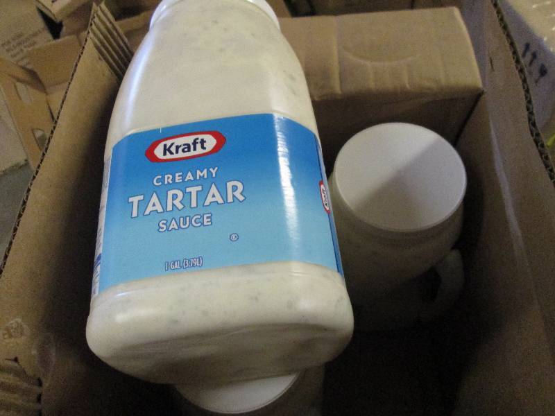 lot 103 image: 1 case 41 gallon kraft creamy tart...