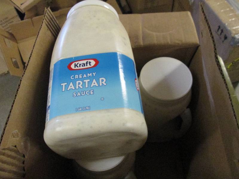 lot 108 image: 1 case 41 gallon kraft creamy tart...