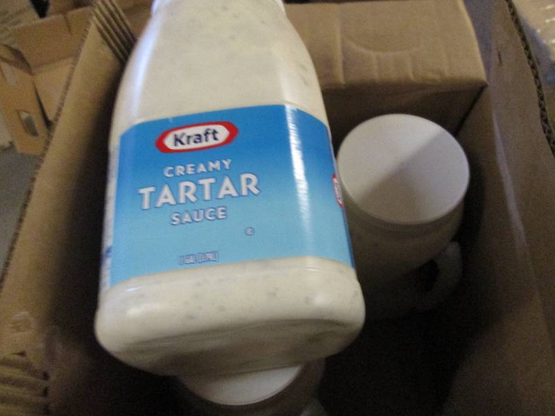 lot 110 image: 1 case 41 gallon kraft creamy tart...