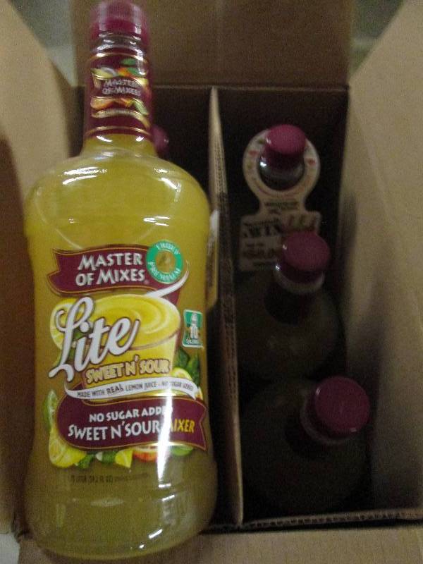 lot 168 image: 1 case 61.75 liter  sweet and sour...