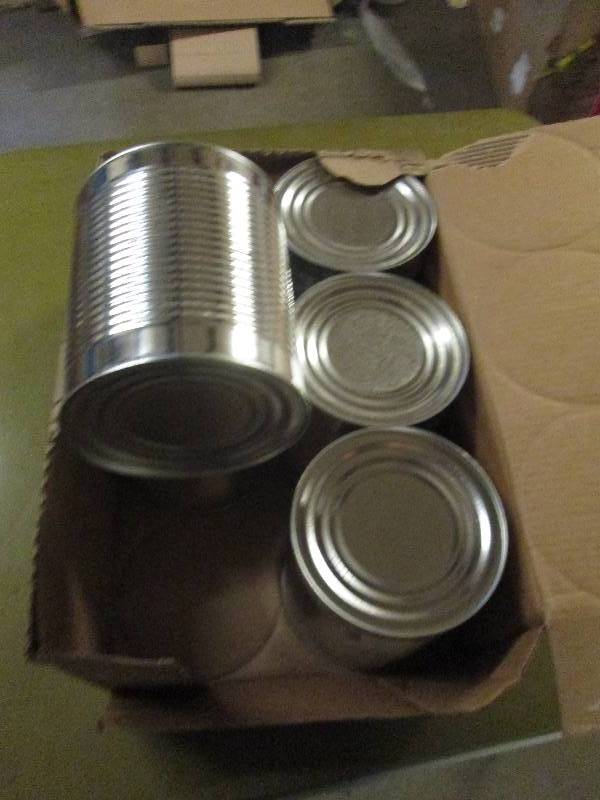 lot 196 image: 1 case of 6#10 cans of cocktail su...