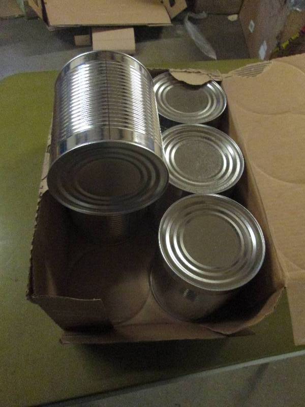 lot 197 image: 1 case of 6#10 cans of cocktail su...