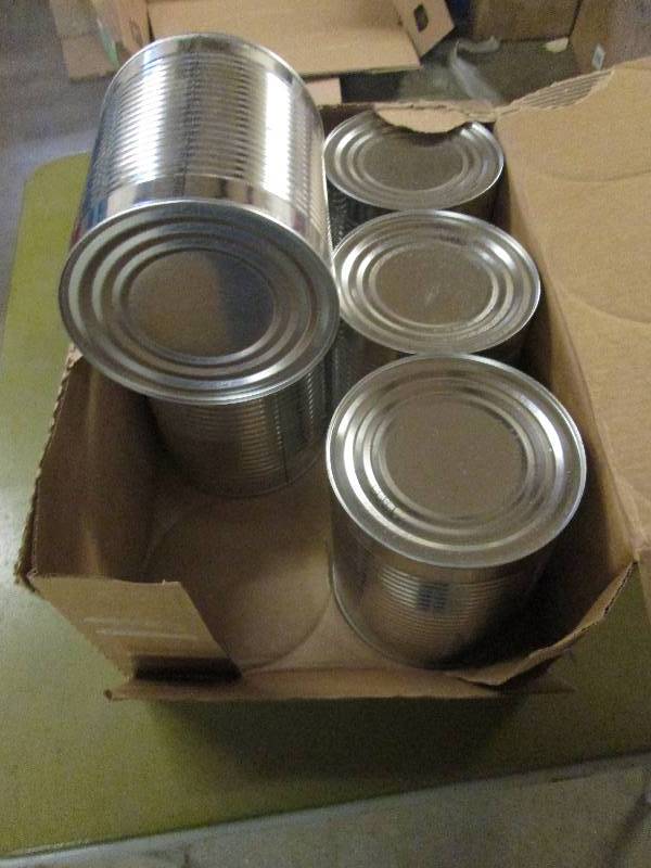 lot 201 image: 1 case of 6#10 cans of cocktail su...