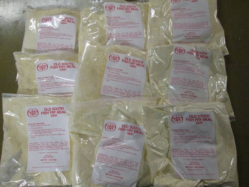 lot 282 image: 91lb bags of old south fish fry me...