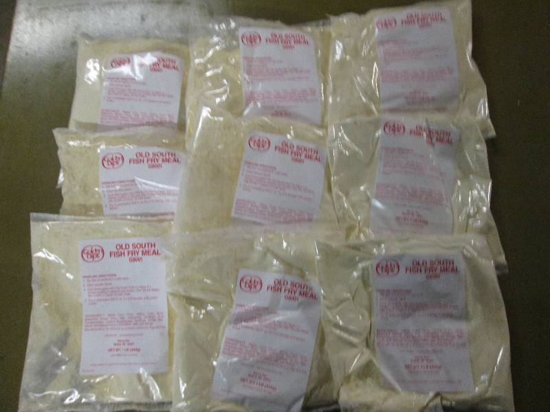 lot 283 image: 91lb bags of old south fish fry me...