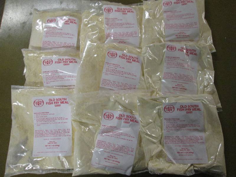 lot 284 image: 91lb bags of old south fish fry me...