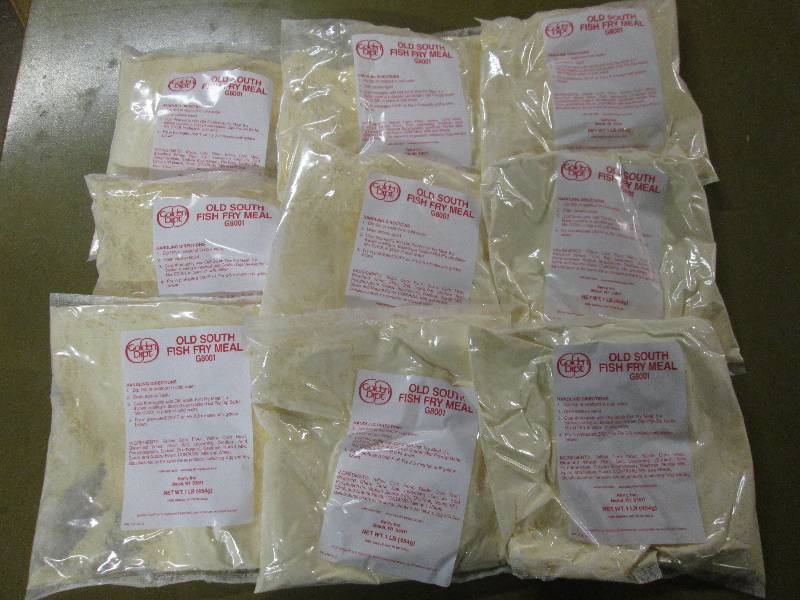 lot 285 image: 91lb bags of old south fish fry me...