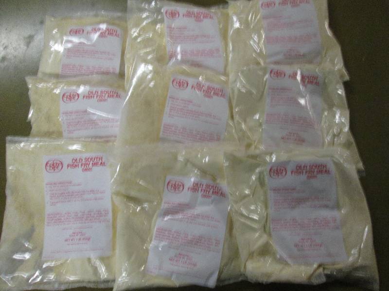 lot 287 image: 91lb bags of old south fish fry me...