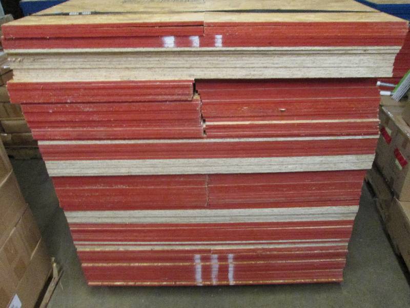 lot 444 image: 20 orange end 4 foot x 2-34 foot p...