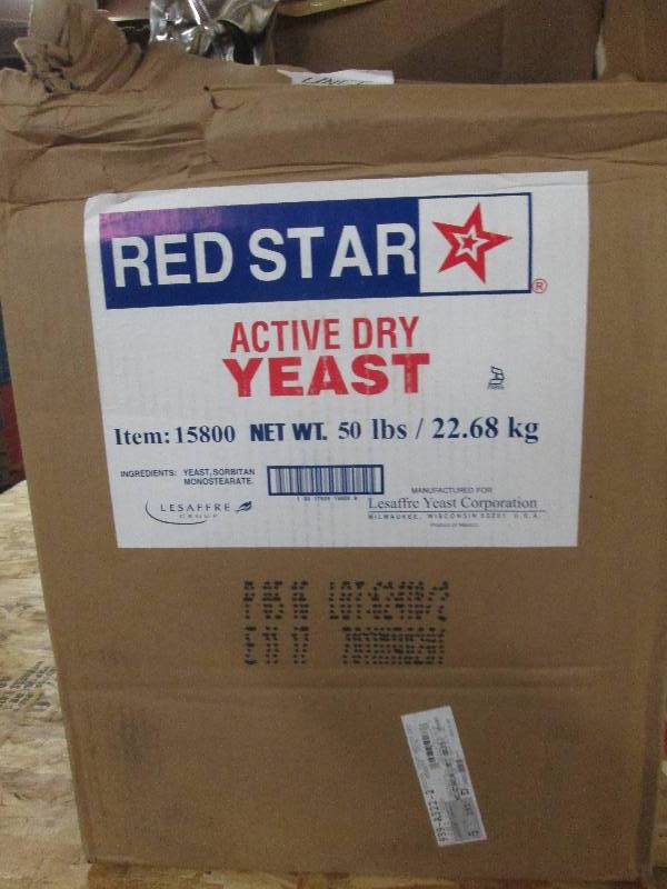 lot 469 image: 1 50lb qox of redstar active dry ye...