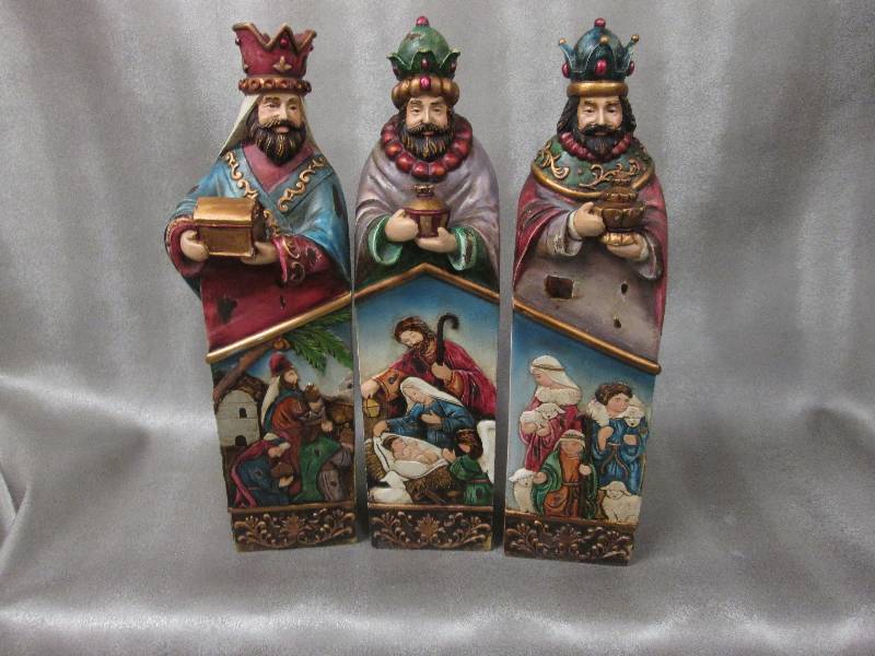 Lot of 5 3 Kings Nativity Set...