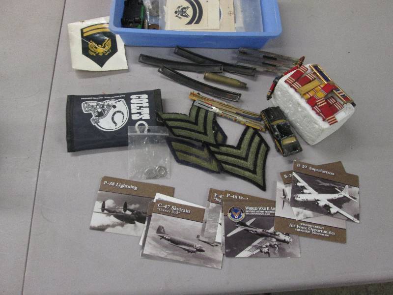 Military Lot including Ribbons, Ins...