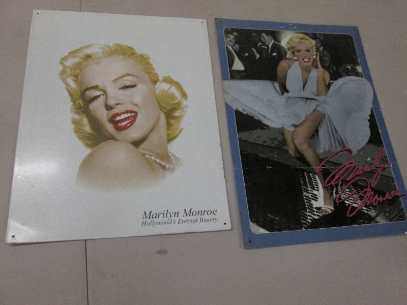 Marilyn Monroe Metal Posters...