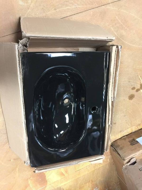lot 31 image: Foremost Structure Pedestal Basin Bathroom Sink (Basin Only) New