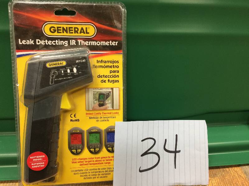 lot 34 image: General Leak Detecting IR Thermometer New