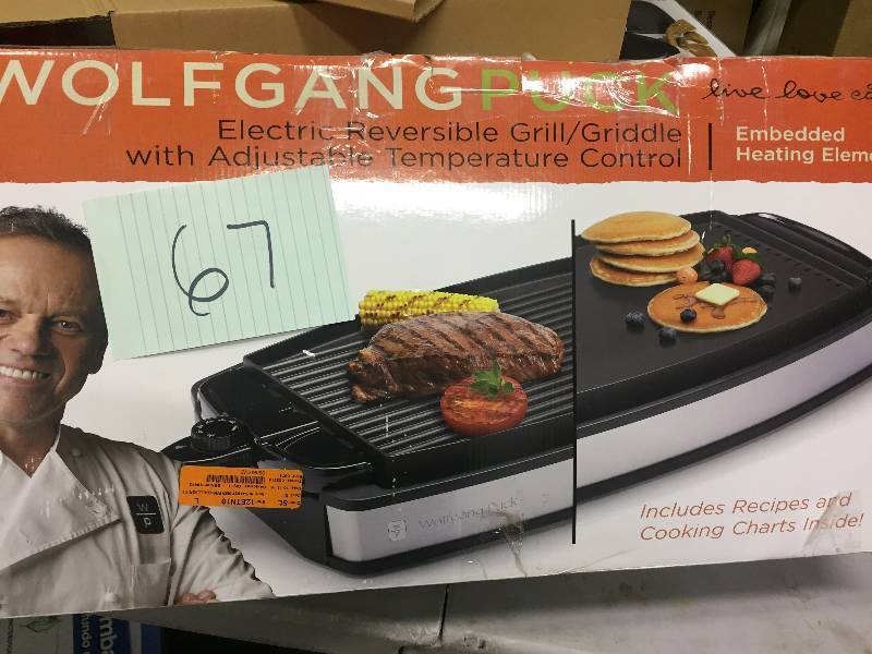 lot 67 image: Wolfgang Puck Reversible GrillGriddle Never used