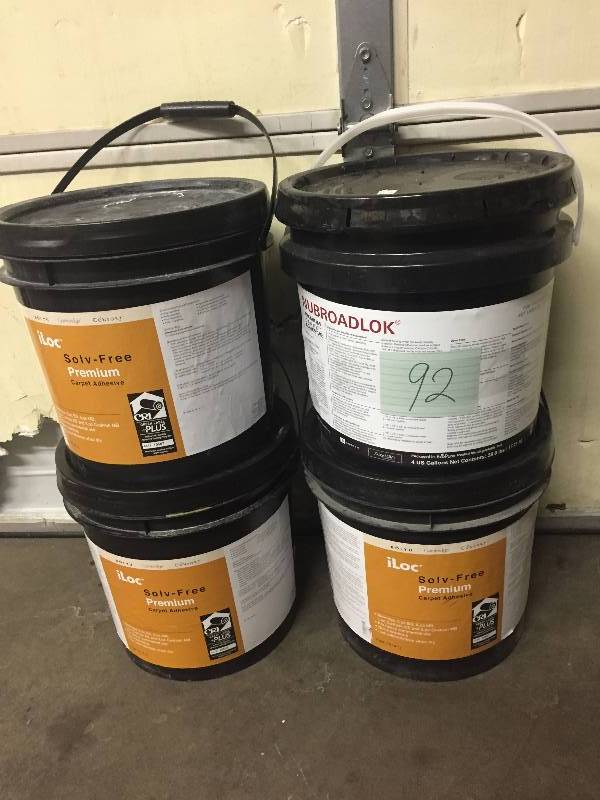lot 92 image: Lot of 4 NuBroadlok  Solvent Free Carpet Seam Sealer