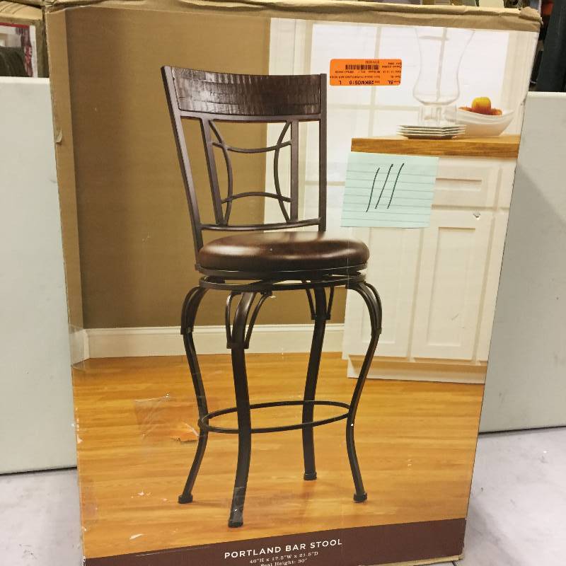 lot 111 image: Portland Swivel Counter Stool