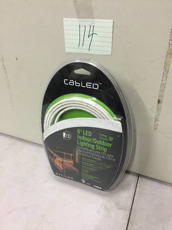 lot 114 image: cabLED 6 LED IndoorOutdoor Lighting Strip