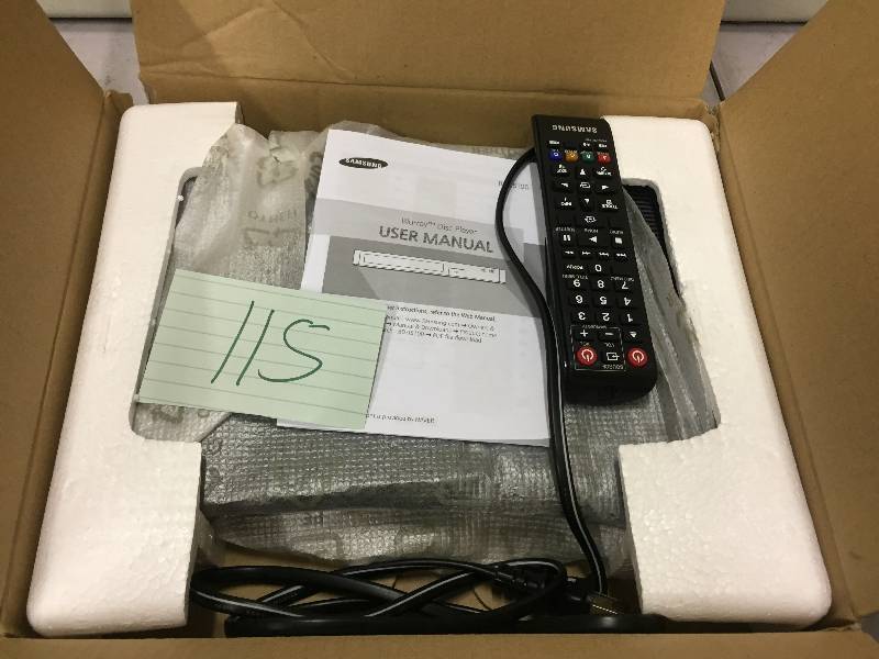 lot 115 image: Samsung BD-J5100 Curved Blu-ray Player open box