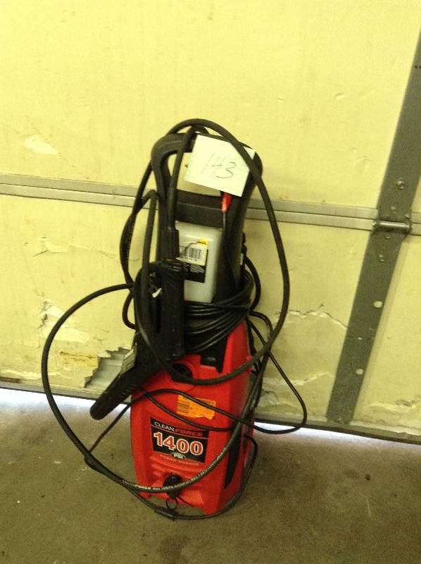 lot 143 image: ClearForce CF1400 Pressure Washer in working conditions