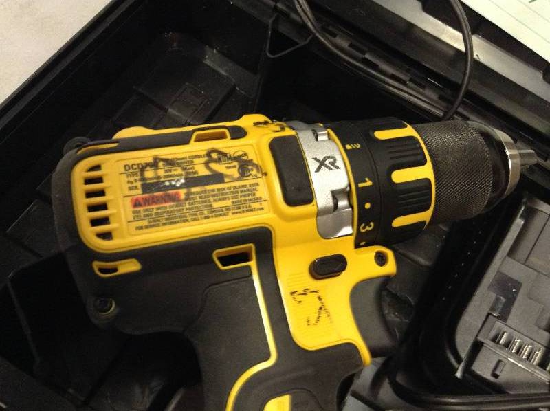 lot 144 image: DeWalt DCD790 20V 12in Cordless Drill Driver in working conditions